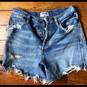 AGOLDE Dee Shorts : Ricochet Wash